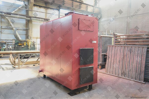 Котел 0.23 МВт на дровах с длинной топкой