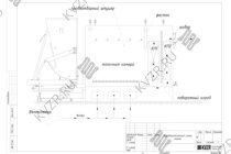 Аэродинамическая схема котла КВм-1,4 с ТШПМ